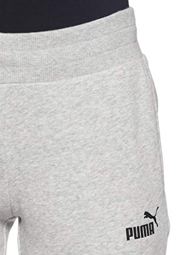 PUMA Essential TR Cl Pantalones de Chándal, Mujer, Gris (Light Gray Heather/Cat), M