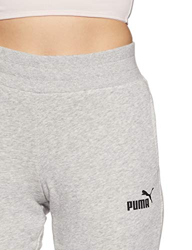 PUMA Essential TR Cl Pantalones de Chándal, Mujer, Gris (Light Gray Heather/Cat), M