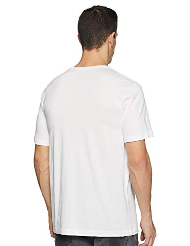 Puma Essentials LG T Camiseta de Manga Corta, Hombre, Blanco White, L