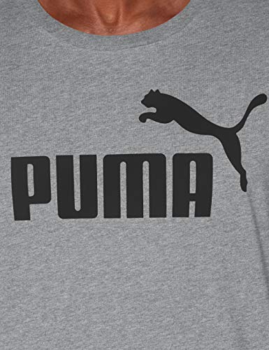 Puma Essentials LG T Camiseta de Manga Corta, Hombre, Gris (Medium Gray Heather), XXL