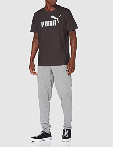 Puma Essentials LG T Camiseta de Manga Corta, Hombre, Negro (Cotton Black), XL