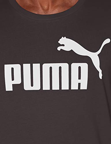 Puma Essentials LG T Camiseta de Manga Corta, Hombre, Negro (Cotton Black), XL