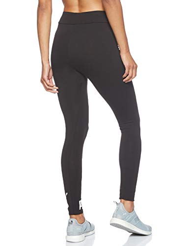 PUMA Essentials Logo W Legging Deportivo de Talle Alto, Mujer, Negro (Cotton Black), L