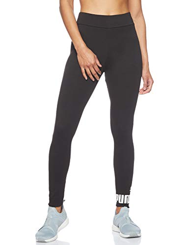 PUMA Essentials Logo W Legging Deportivo de Talle Alto, Mujer, Negro (Cotton Black), L