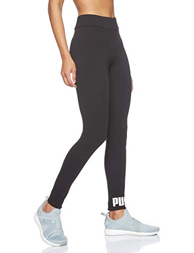PUMA Essentials Logo W Legging Deportivo de Talle Alto, Mujer, Negro (Cotton Black), L