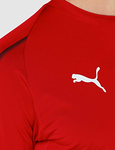 PUMA Final Training Sweat Sudadera, Hombre, Rojo (Red/Black), M