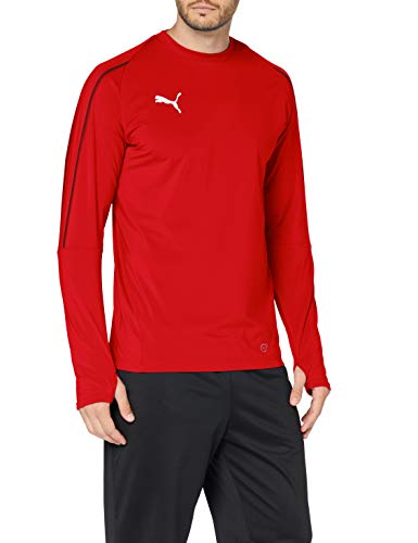 PUMA Final Training Sweat Sudadera, Hombre, Rojo (Red/Black), M