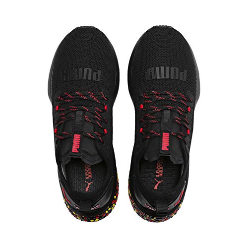 Puma Hybrid NX, Zapatillas de Running para Hombre, Negro Black-High Risk Red-Blazing Yellow, 44 EU