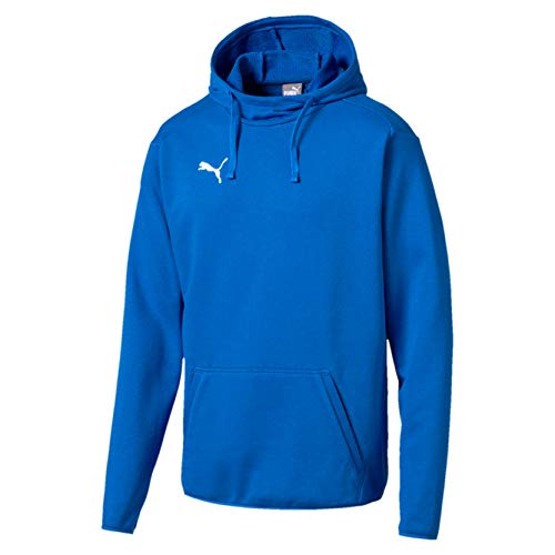 PUMA Liga Casuals Sudadera, Hombre, Electric Blue Lemonade / White, 3XL