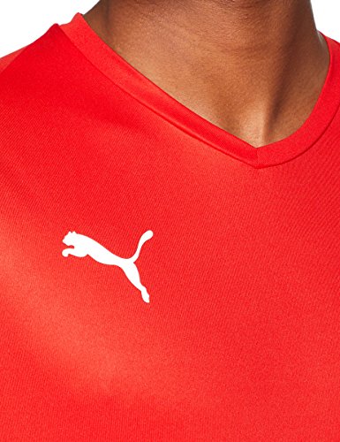 Puma Liga Core Camiseta, Hombre, Rojo Red White, M