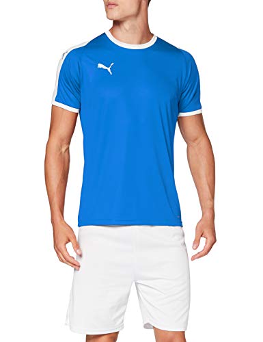 PUMA Liga Jersey Camiseta, Hombre, Azul (Electric Blue Lemonade/White), M