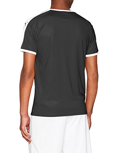 PUMA Liga Jersey T-Shirt, Hombre, Negro Black White, L