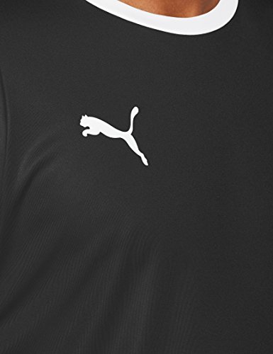 PUMA Liga Jersey T-Shirt, Hombre, Negro Black White, L