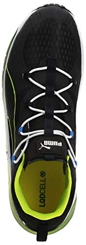 PUMA LQDCELL Hydra, Zapatillas Deportivas para Interior para Hombre, Negro Black/Yellow Alert, 44 EU