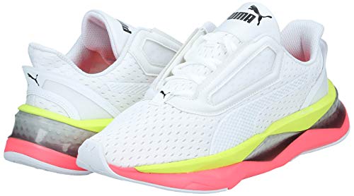 PUMA LQDCell Shatter XT Wn's Zapatillas Deportivas para Interior para Mujer,Blanco ( Puma White-Pink Alert ) , 40.5 EU