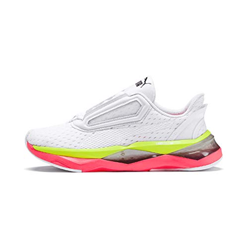 PUMA LQDCell Shatter XT Wn's Zapatillas Deportivas para Interior para Mujer,Blanco ( Puma White-Pink Alert ) , 40.5 EU