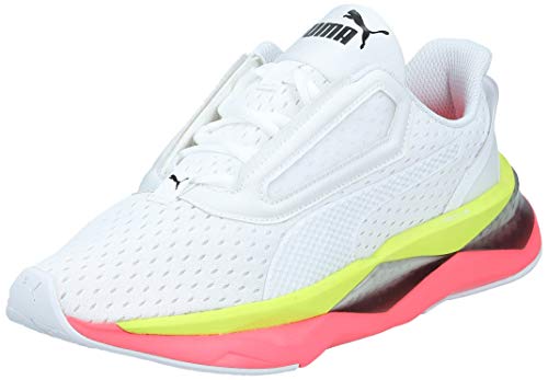PUMA LQDCell Shatter XT Wn's Zapatillas Deportivas para Interior para Mujer,Blanco ( Puma White-Pink Alert ) , 40.5 EU