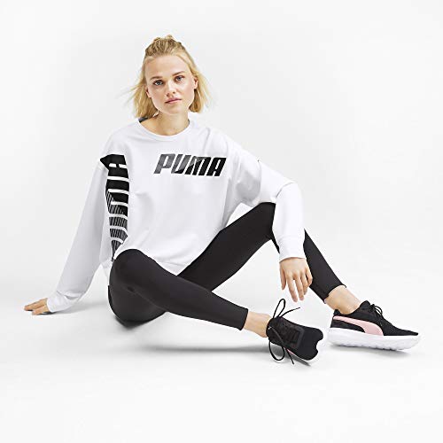 PUMA Modern Sport Crew Sweat Sudadera, Mujer, White, M