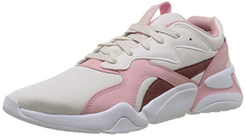 PUMA Nova Wn's, Zapatillas Deportivas para Mujer, Rosa (Pastel Parchment-Bridal Rose), 38 EU