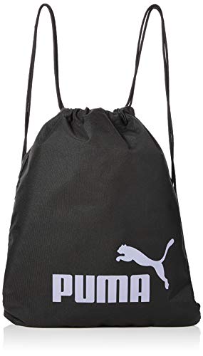Puma Phase Gym Sack Bolsa De Cuerdas, Unisex Adulto, Black/Sweet Lavender, OSFA