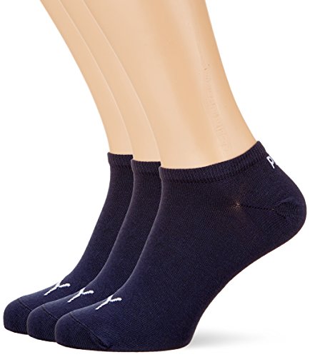 Puma PUMA UNISEX SNEAKER PLAIN 3P, Calcetines Unisex adulto, pack de 3, Azul (Navy 321), 43/46 (Talla del fabricante: 043)