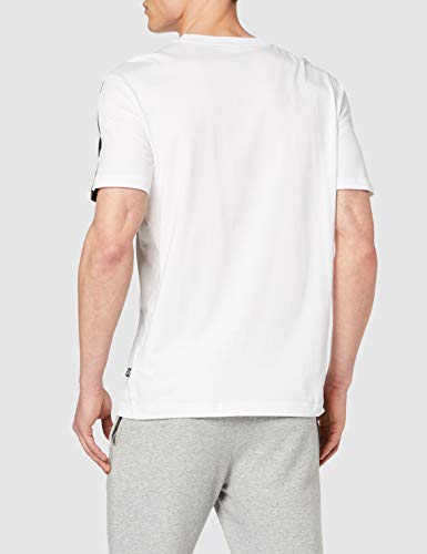 PUMA Rebel Block tee Camiseta, Hombre, Puma White, L