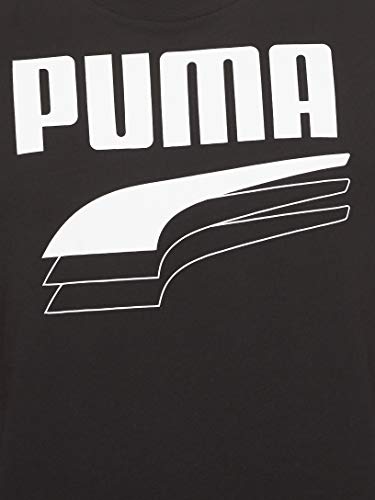 PUMA Rebel Bold tee Camiseta, Hombre, Black White, M