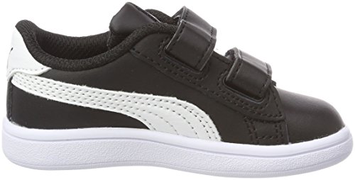 Puma Smash V2 L V Inf, Zapatillas Unisex Niños, Negro Black White, 20 EU