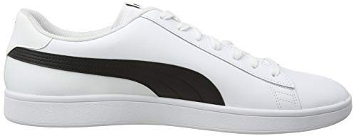 PUMA Smash V2 L, Zapatillas para Hombre, Blanco White Black, 39 EU