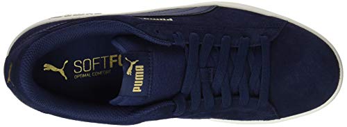 PUMA Smash V2, Zapatillas para Hombre, Azul (Peacoat Team Gold/Whisper White), 42 EU