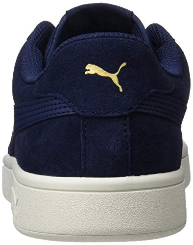 PUMA Smash V2, Zapatillas para Hombre, Azul (Peacoat Team Gold/Whisper White), 42 EU