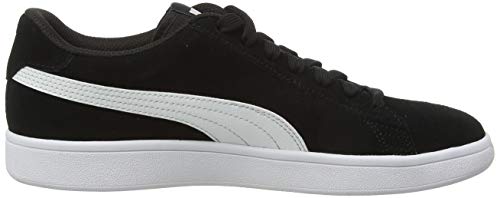 PUMA Smash V2, Zapatillas para Hombre, Negro Black White Silver, 43 EU