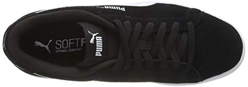 PUMA Smash V2, Zapatillas Unisex-Adulto, Negro Black White Silver, 40 EU