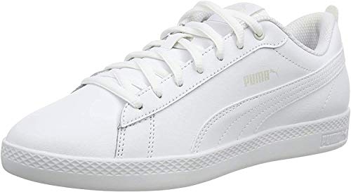 PUMA Smash WNS V2 L, Zapatillas para Mujer, Blanco White White, 37 EU