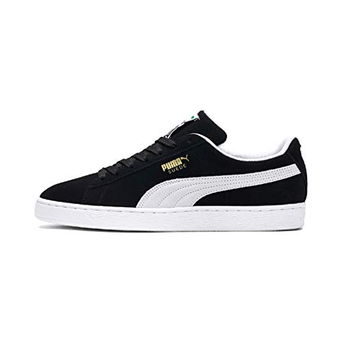 PUMA Suede Classic+, Zapatilla para Hombre, Black White, 43 EU