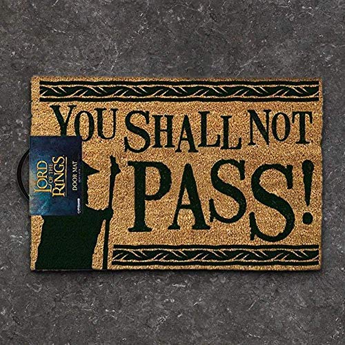 Pyramid International - Felpudo "You Shall Not Pass!" De El Señor De Los Anillos
