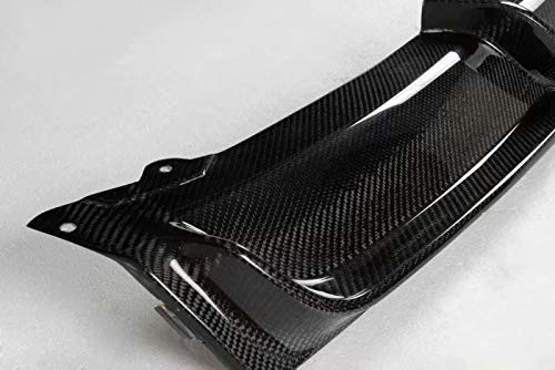 QCHCHUN Alerón difusor Trasero del Coche paraBMW F30 320i 325i 328i M Deporte 2012-2017 Parachoques Trasero Difusor de Labios Trasero Spoiler,Fibra de Carbon,Fibra de Carbon