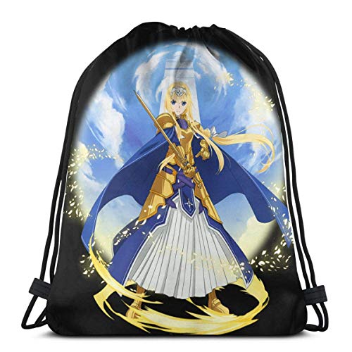 QiangQ Bolso con cordón Drawstring Bag Sport Gym Sack Party Favor Bags Wrapping Gift Bag Drawstring Backpacks Storage Goodie Bags Cinch Bags - Alice Schuberg Alice Zuberg