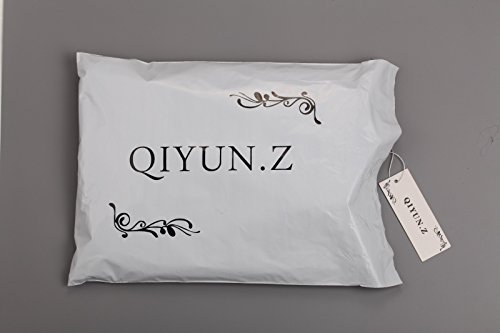 Qiyun - Vestido para Mujer, Color Negro, Talla M