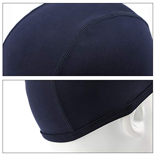 QKURT Ciclismo Skull Cap, 2pcs Respirable Verano Sombrero de Casco Correr Hat Gorra Calavera Ciclismo Gorro Deportivo
