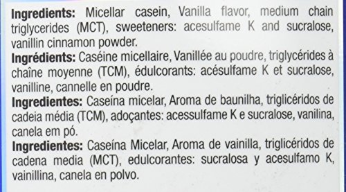 Quamtrax Nutrition Micellar Casein, Sabor Vainilla con Canela - 2270 gr