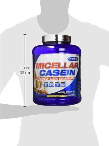 Quamtrax Nutrition Micellar Casein, Sabor Vainilla con Canela - 2270 gr