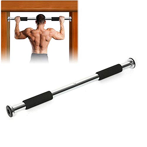 QWJUN Ajustable Entrenamiento Superior del Cuerpo Principal De Bar, Multifuncional Puerta Pull-Up Bar, Pull Ups Soporte, Capacidad hasta 160Kg, Disfrutar De Su Anytime Fitness, En Cualquier Lugar