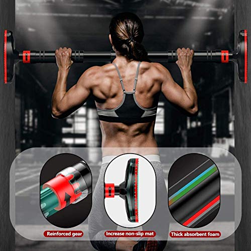 QWJUN Multi Inicio Puerta Pull-Up Bar, Pull-Up Bar De Umbral Home Fitness, Pull Ups Soporte, para Entrenamiento Superior del Cuerpo Gimnasios para El Hogar