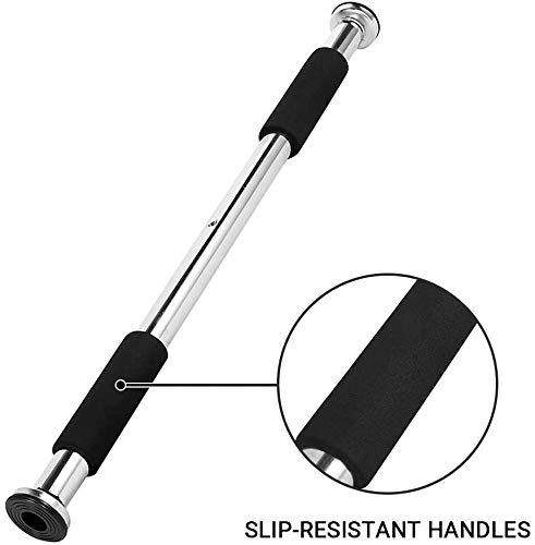 QWJUN Portátil De La Barra del Ejercicio De La Puerta, La Puerta del Pull-Up Bar, Pull Ups Soporte, Dispositivo De Entrenamiento del Cuerpo Superior para La Oficina En Casa Y, Fácil De Almacenamiento