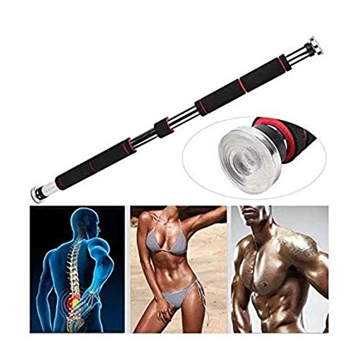 QWJUN Tire Extraíble hasta Bar, Multi Inicio Puerta Pull-Up Bar, Puerta Pull-Up Bar, De Gimnasio En Casa, Entrenamiento Muscular, Capacidad hasta 200 Kg