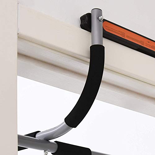 QWJUN Tire Extraíble hasta Bar, Pull-Up Bar De Umbral Home Fitness, Flexiones Soporte, De Gimnasio En Casa, Entrenamiento De Los Músculos, De 120 Kg De Carga Máxima