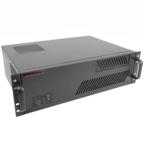 RackMatic - Caja Rack 19" IPC microATX ATX 3U 1x5.25 3x3.5 Fondo 300mm