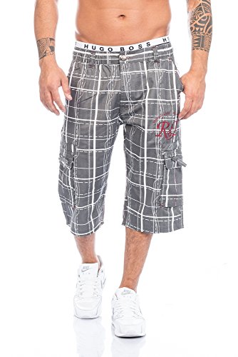 Raff&Taff – Bermudas para hombre, pantalones cortos de deporte, hasta 4XL antracita XXL