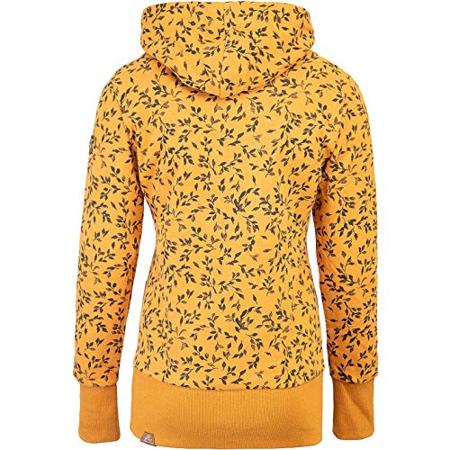 Ragwear Hooked - Sudadera con capucha para mujer amarillo curry L